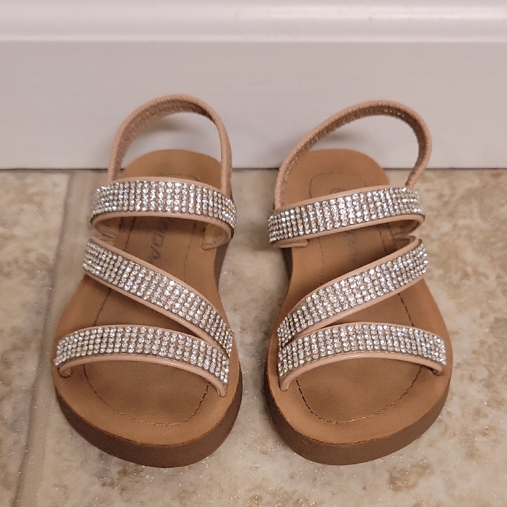 Soda Beige Sandals Sz. 6